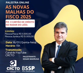 Palestra on-line sobre as novas malhas do Fisco 2025 acontece nesta quinta-feira