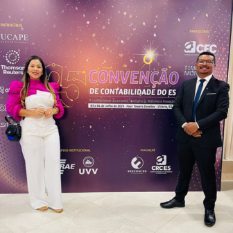 Presidente e Conselheira participam da 25ª convenção de Contabilidade do Espírito Santo