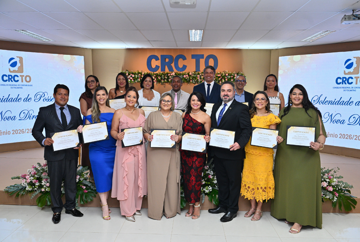 Celi Regina Leobas toma posse como presidente do CRCTO para o biênio 2026-2027