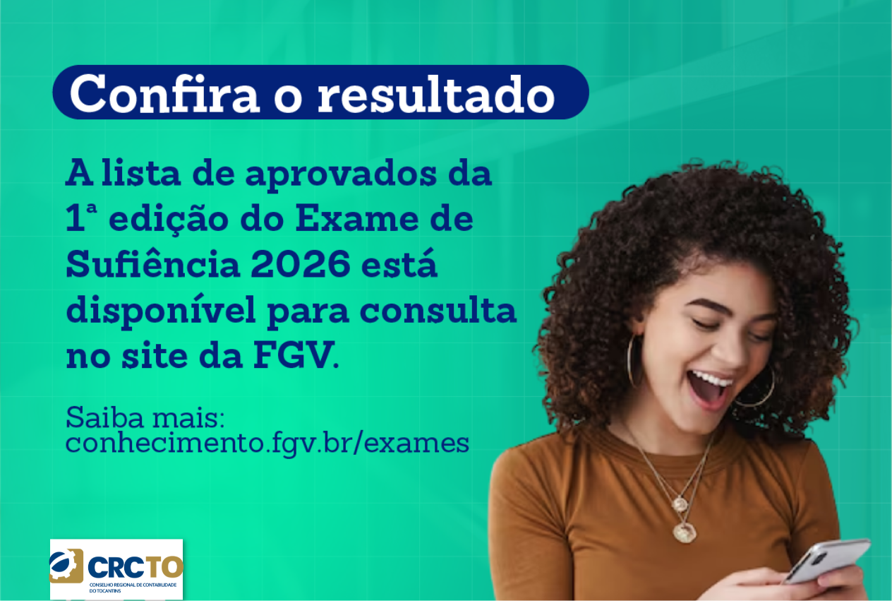 Divulgado o resultado do Exame de Suficiência n° 1/2026