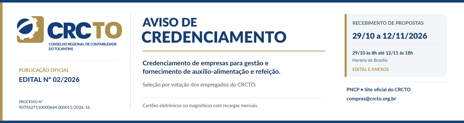 aviso credenciamento